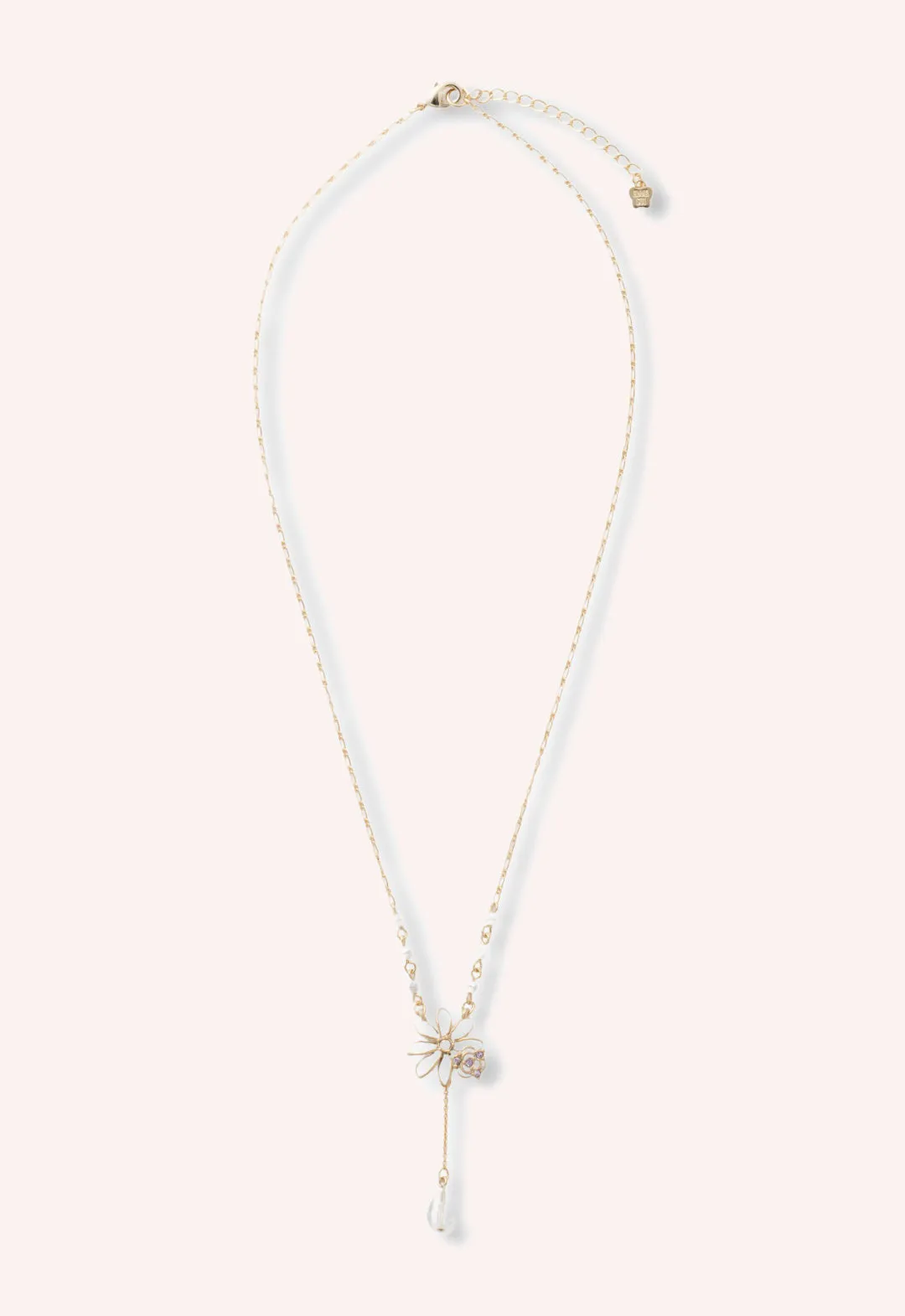 Flower Teardrop Necklace sold by Anna Sui
