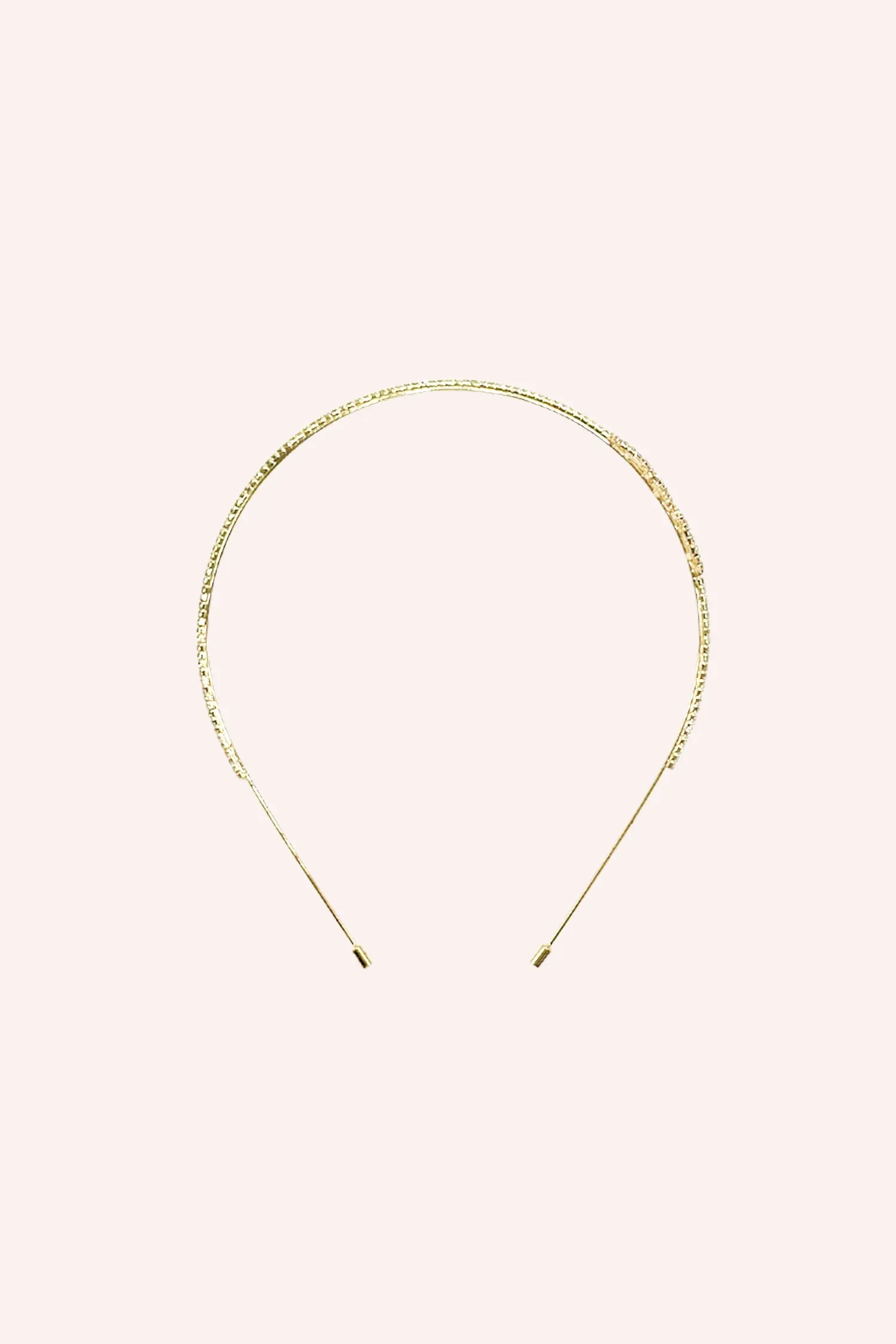 Gold Rose Cutout Flower Headband sold by Anna Sui