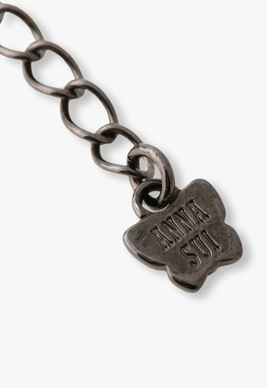 Bejeweled Butterfly Necklace - Violet Gunmetal sold by Anna Sui product image thumbnail 4