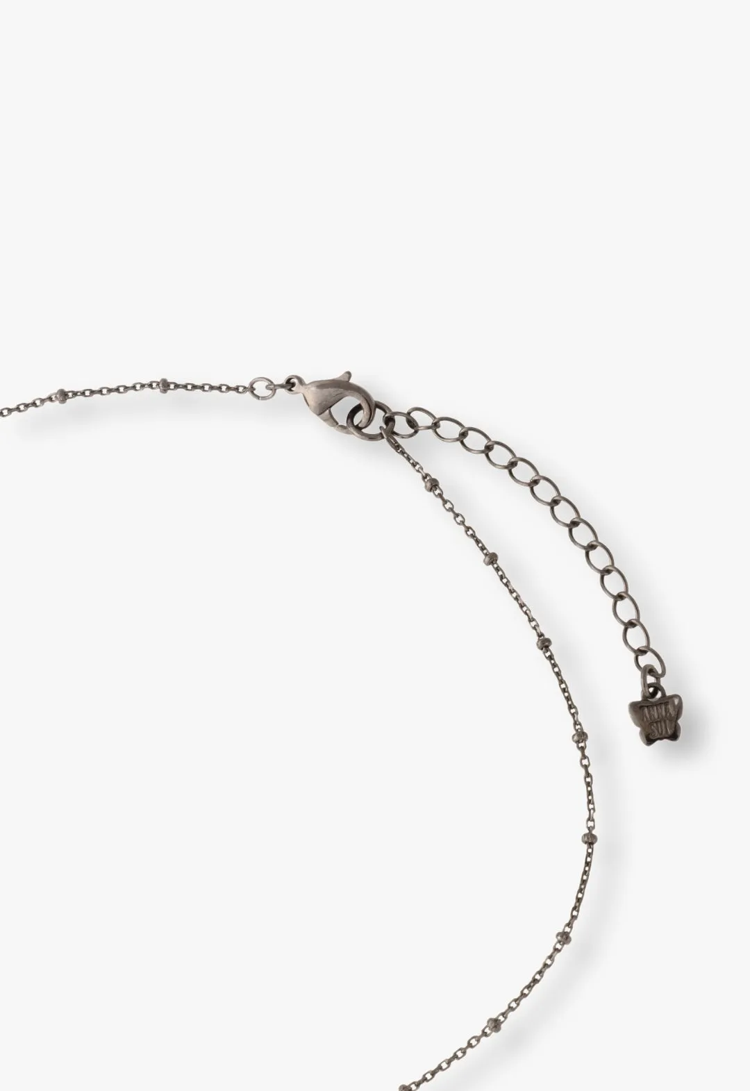 Bejeweled Butterfly Necklace - Violet Gunmetal sold by Anna Sui product image thumbnail 3