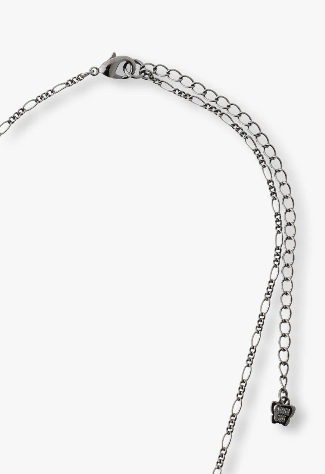 Bejeweled Butterfly Princess Necklace - Violet Gunmetal sold by Anna Sui product image thumbnail 3