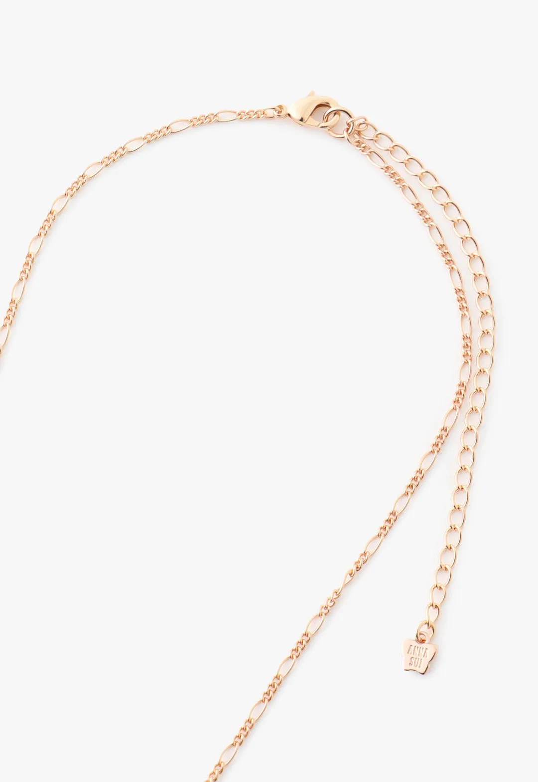 Bejeweled Butterfly Princess Necklace - Pink Rose Gold sold by Anna Sui product image thumbnail 3