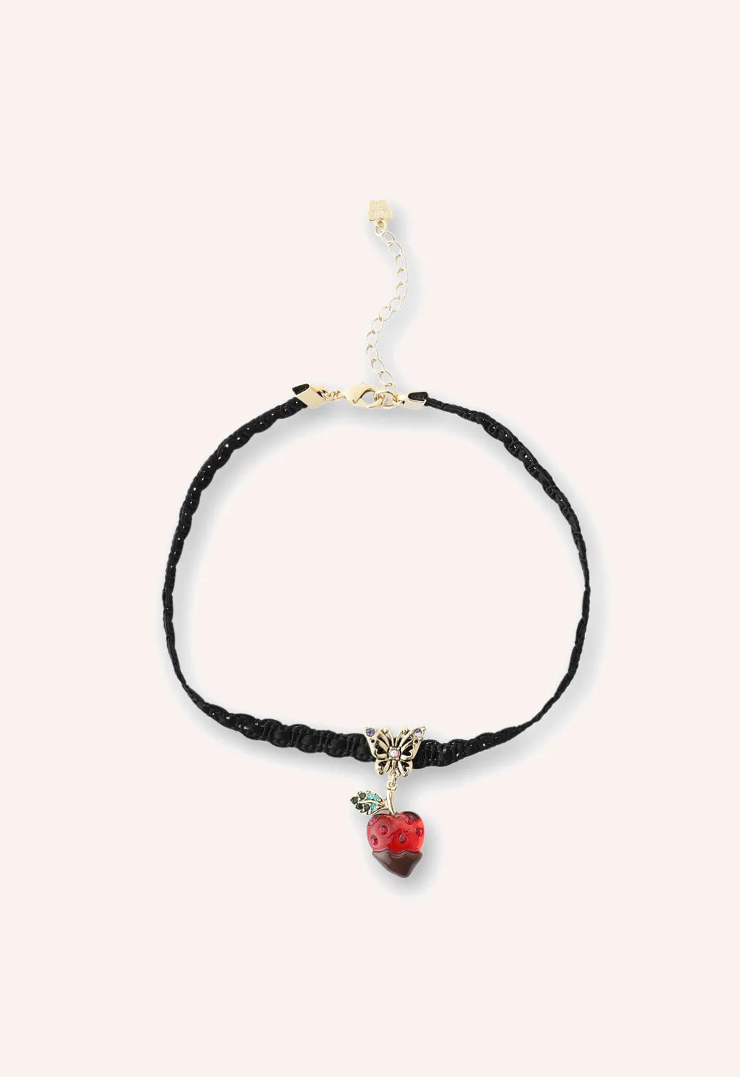 Chocolate Covered Strawberry Choker - Black Multi sold by Anna Sui