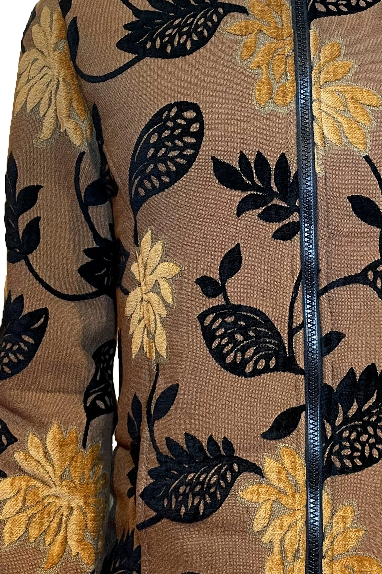 Vintage Scandinavian Chenille Jacquard Jacket sold by Anna Sui product image thumbnail 4