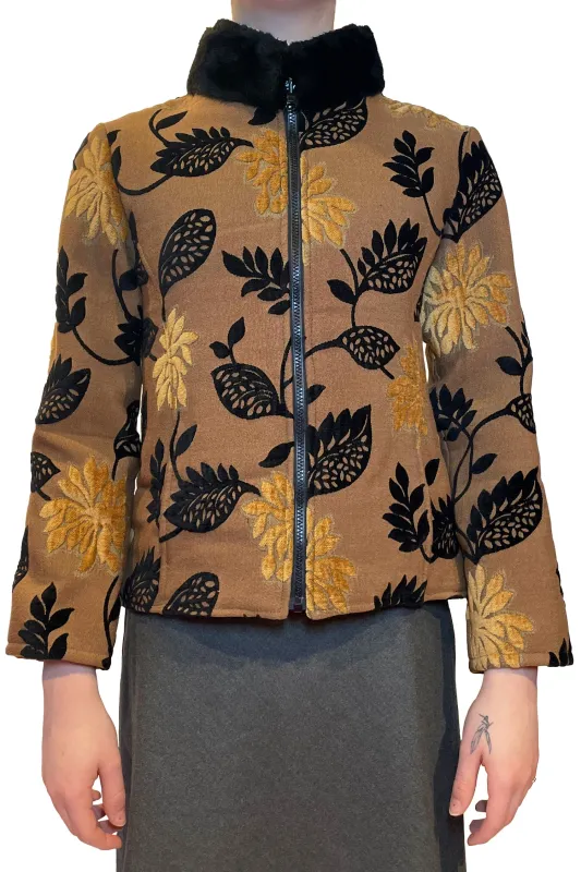 Vintage Scandinavian Chenille Jacquard Jacket sold by Anna Sui