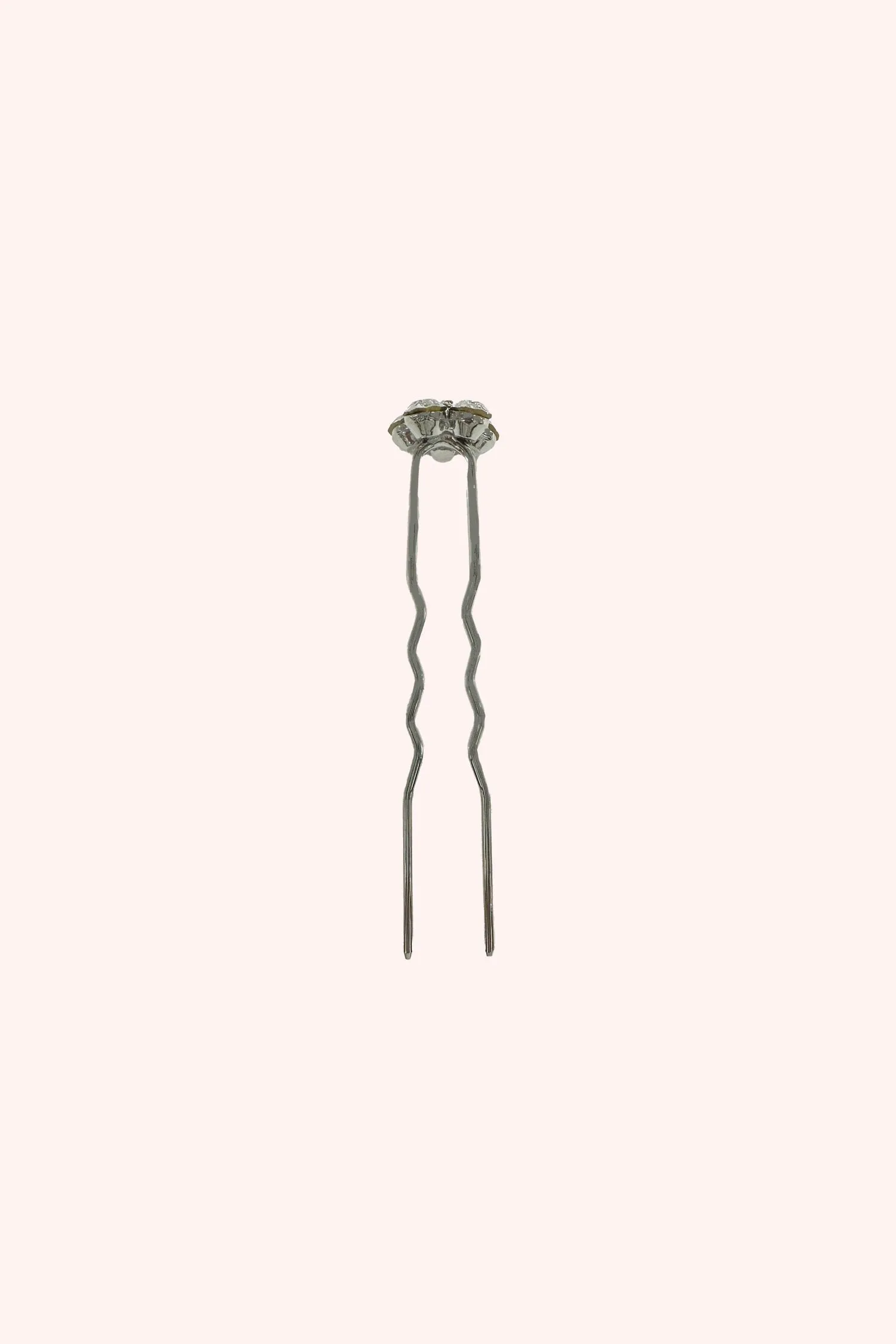 Gemstone Flower Hair Pin - Silver sold by Anna Sui product image thumbnail 2