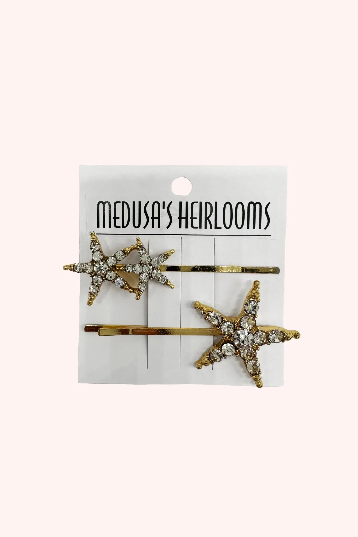 Oh My Stars Hair Pins Gold sold by Anna Sui