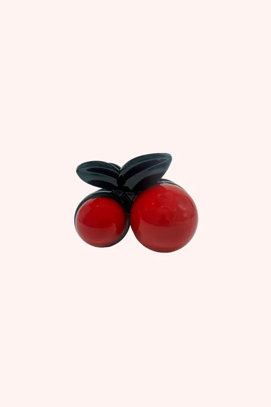 Jumbo Cherry Jaw Clip - Black sold by Anna Sui