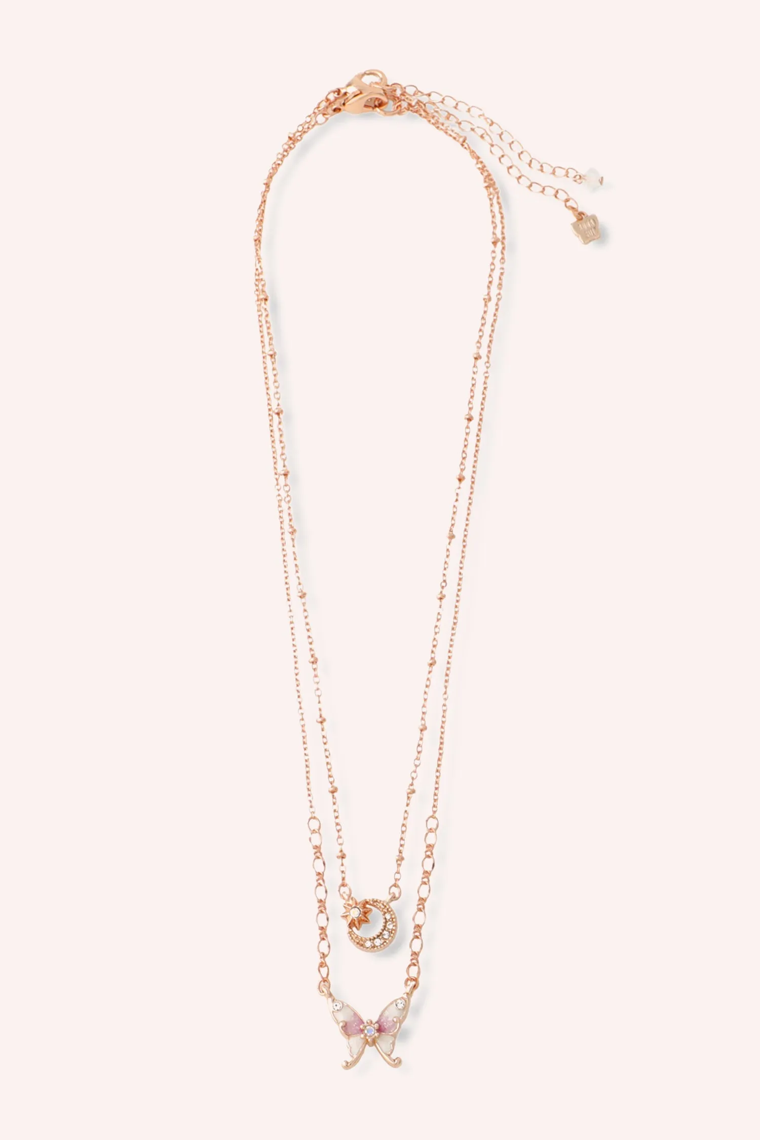 Butterfly and Moon Necklace Set sold by Anna Sui