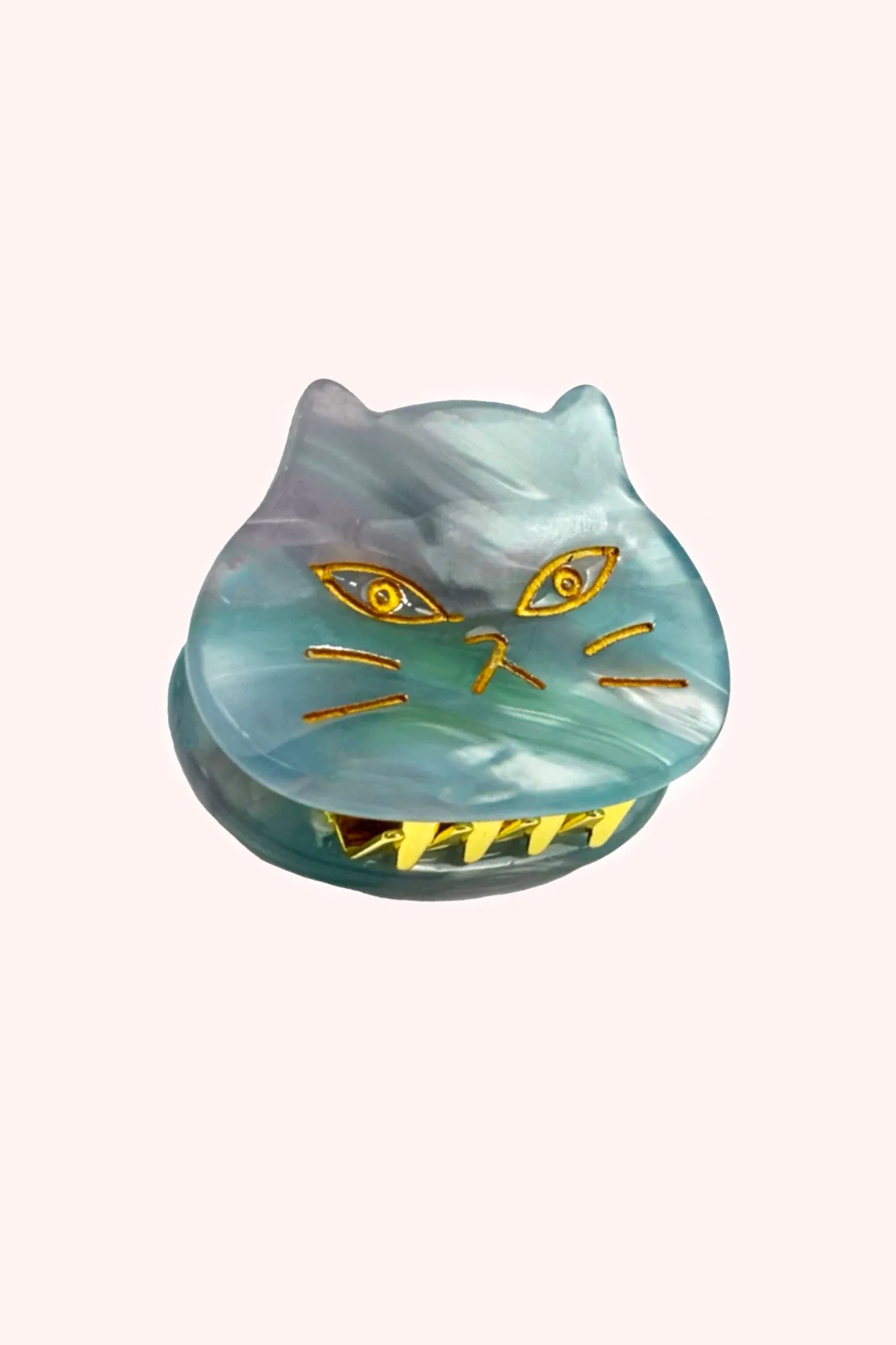 The Cat's Meow Jaw Clip Pair Sky Blue sold by Anna Sui product image thumbnail 2