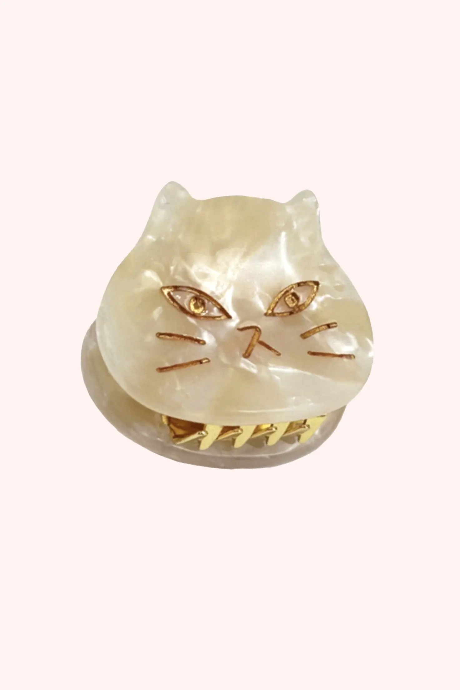 The Cat's Meow Jaw Clip Pair Ivory sold by Anna Sui product image thumbnail 2