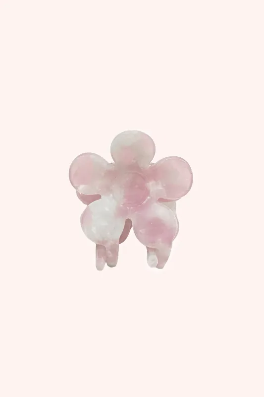 Petite Forget Me Not Flower Clip Rose Quartz sold by Anna Sui