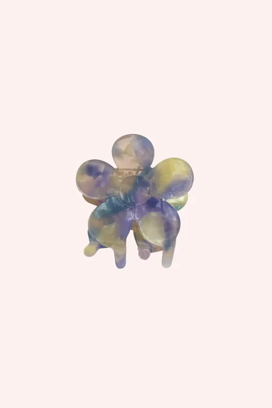 Petite Forget Me Not Flower Clip Aquamarine sold by Anna Sui