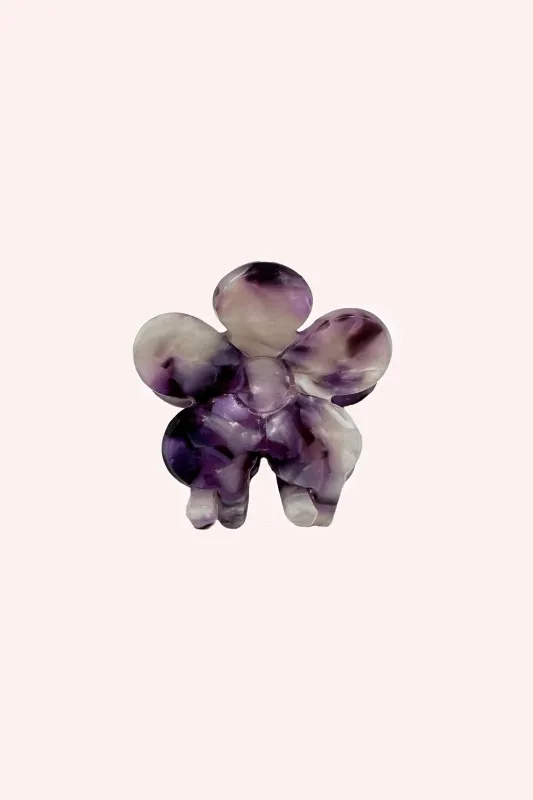 Petite Forget Me Not Flower Clip Amethyst sold by Anna Sui