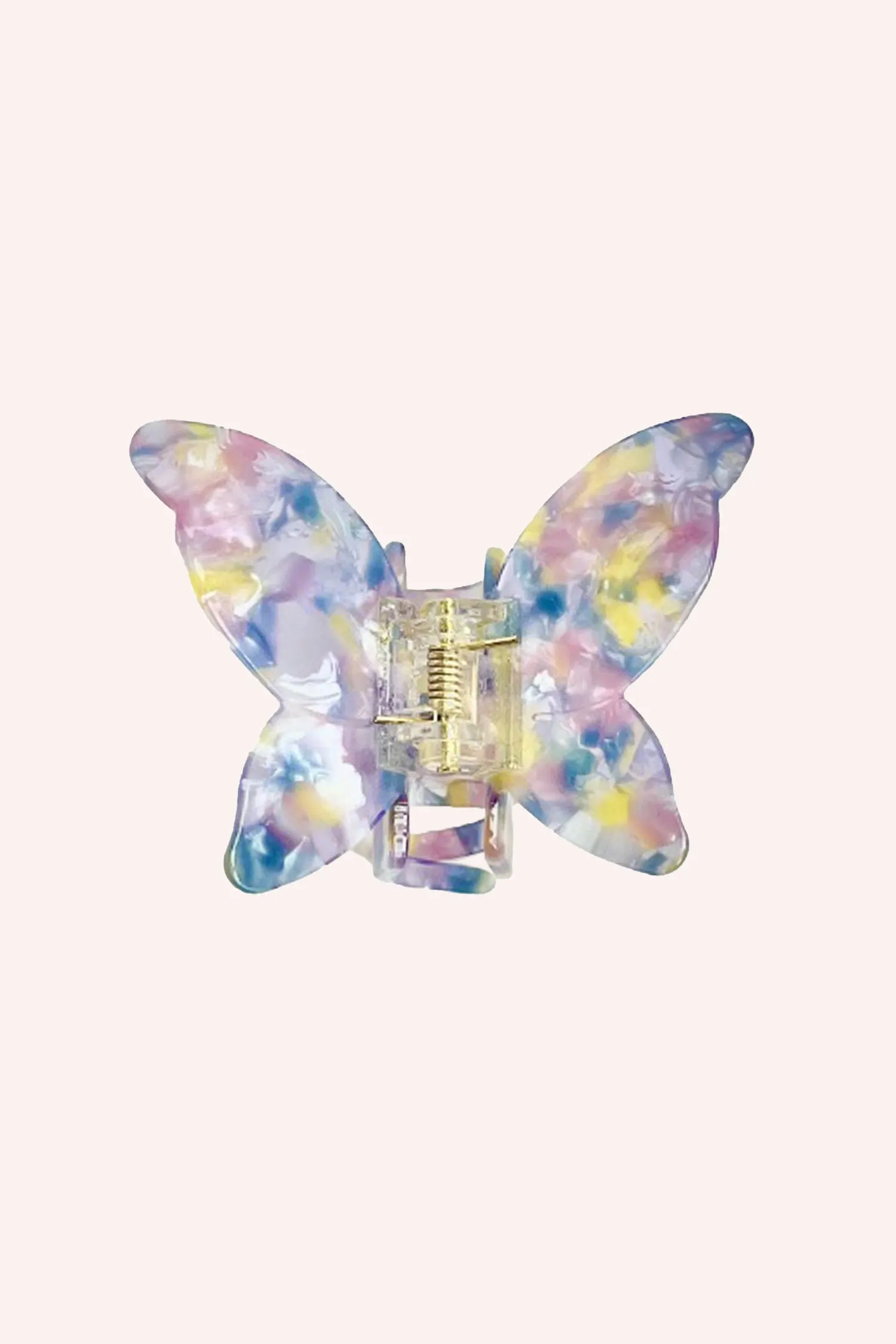 Large Gemstone Butterfly Jaw Clip - Rainbow sold by Anna Sui