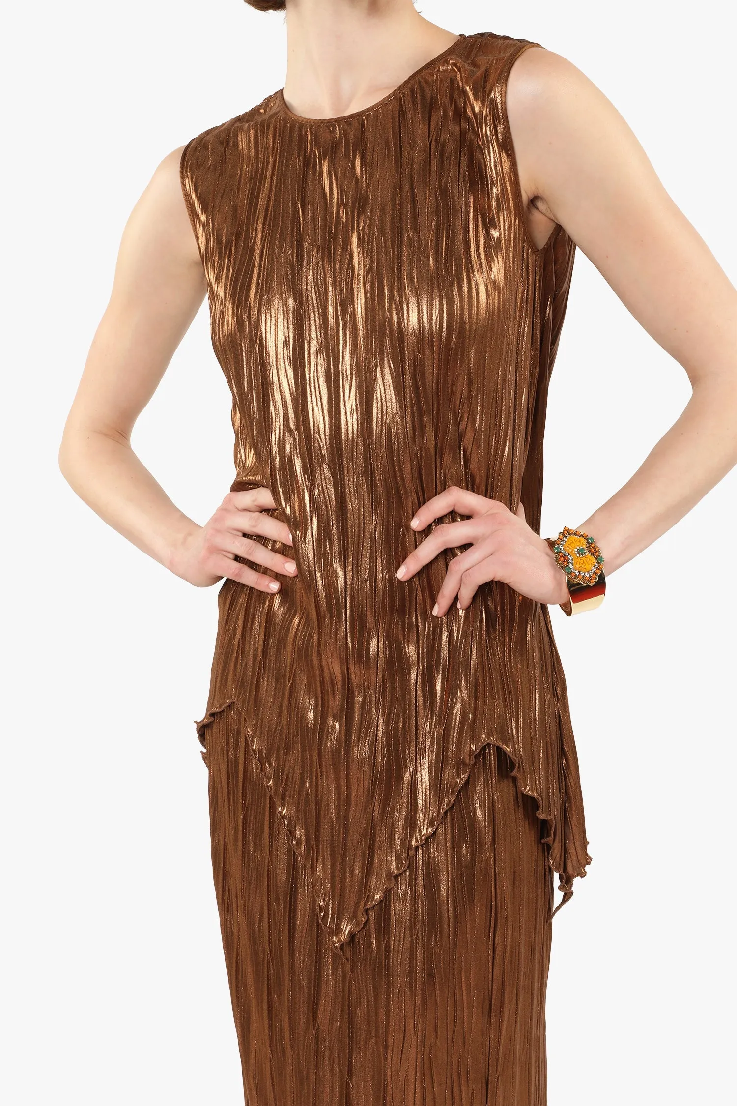 Pleats Sleeveless Top sold by Anna Sui product image thumbnail 2