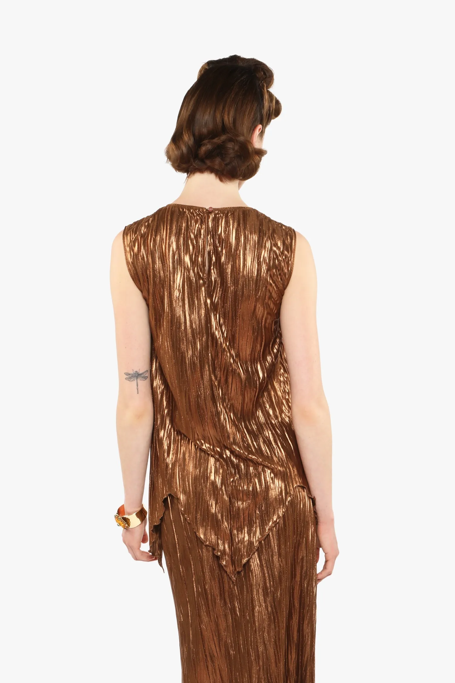 Pleats Sleeveless Top sold by Anna Sui product image thumbnail 5