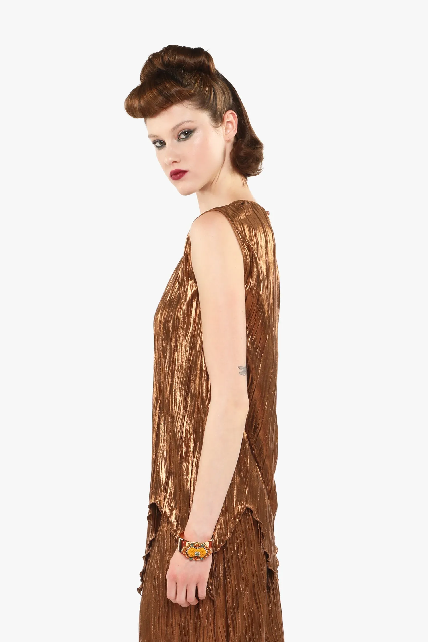 Pleats Sleeveless Top sold by Anna Sui product image thumbnail 4