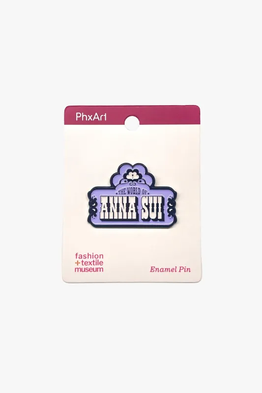 The World of Anna Sui Exhibition Enamel Pin made by Anna Sui