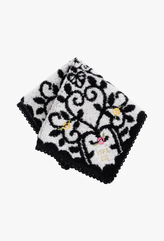 Rose Garden Washcloth made by Anna Sui