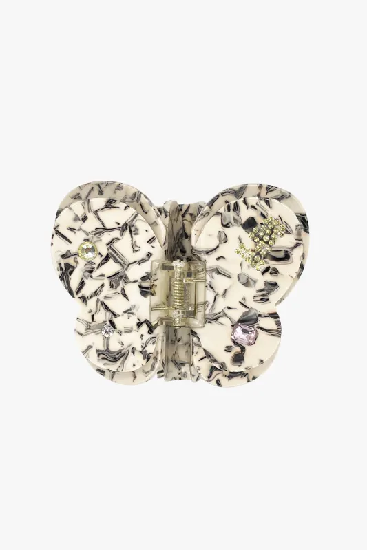 3D Butterfly Rhinestone Hair Jaw sold by Anna Sui