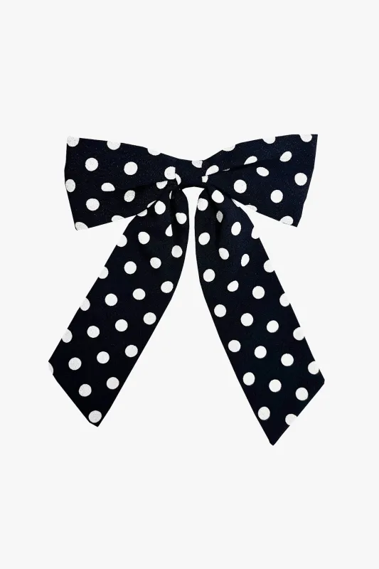 Polka Dot Bow Hair Clip made by Anna Sui