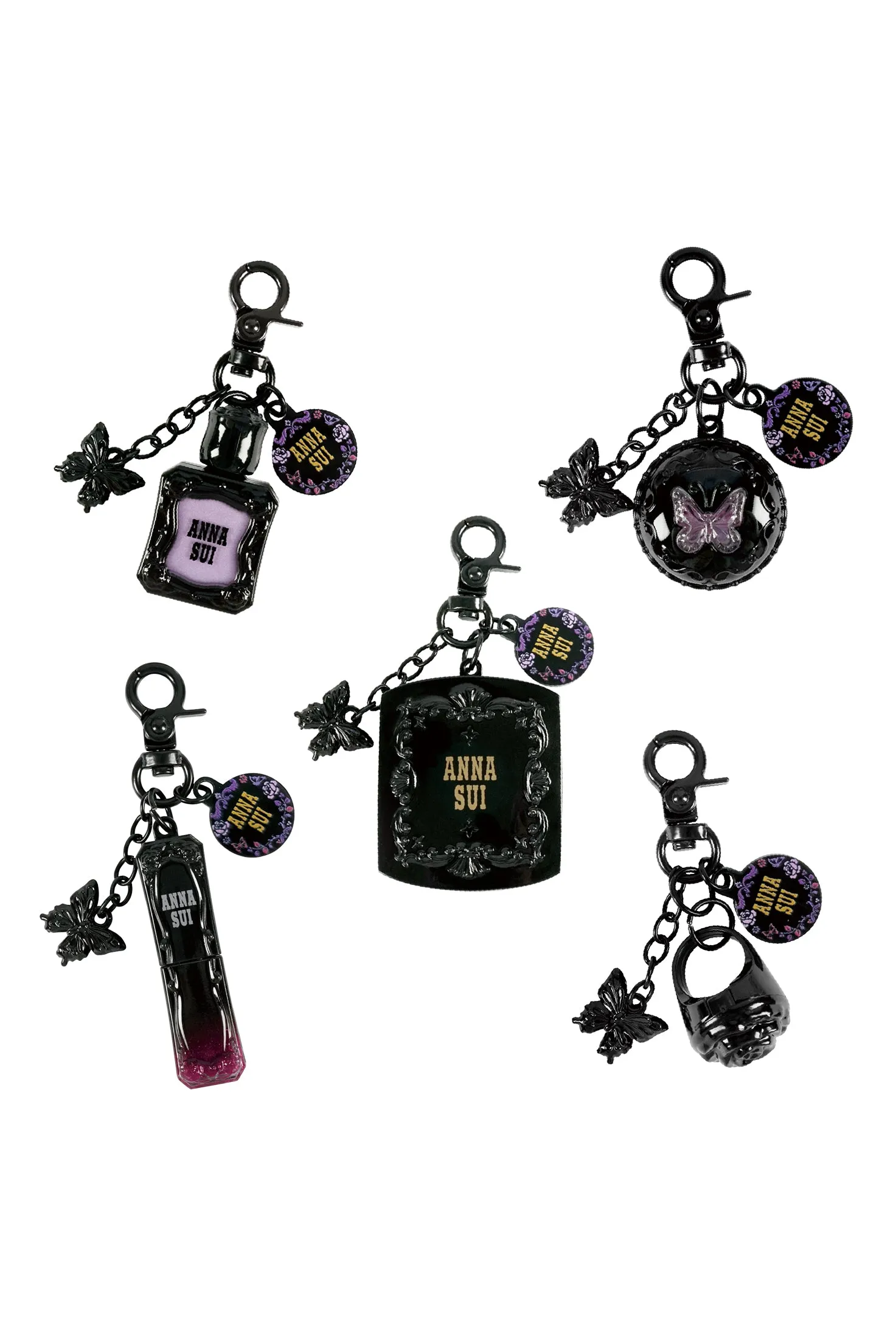Anna Sui Mini Cosmetics Keychain – Complete Collector’s Set sold by Anna Sui