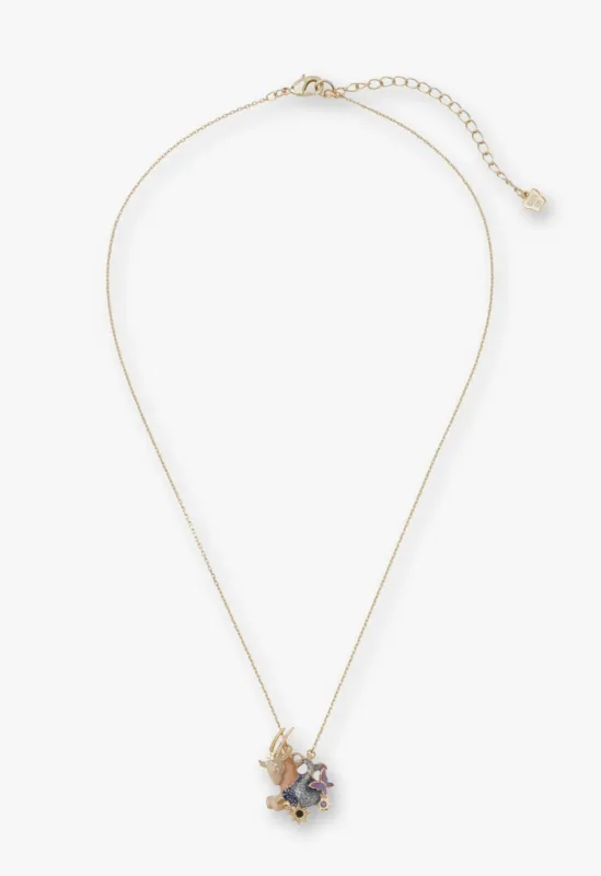 Capricorn Zodiac Necklace made by Anna Sui