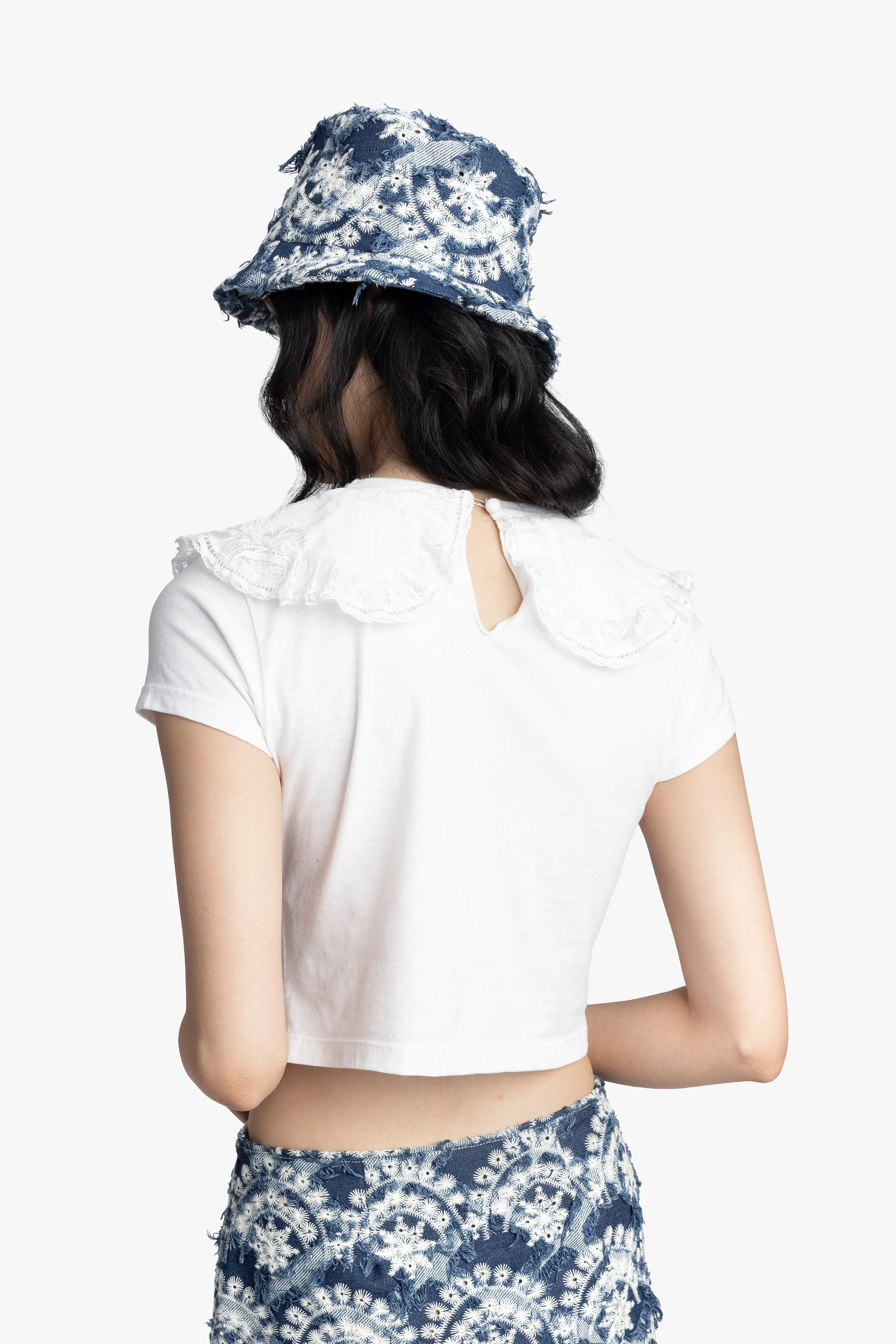 Sonora Denim Bucket Hat sold by Anna Sui product image thumbnail 5