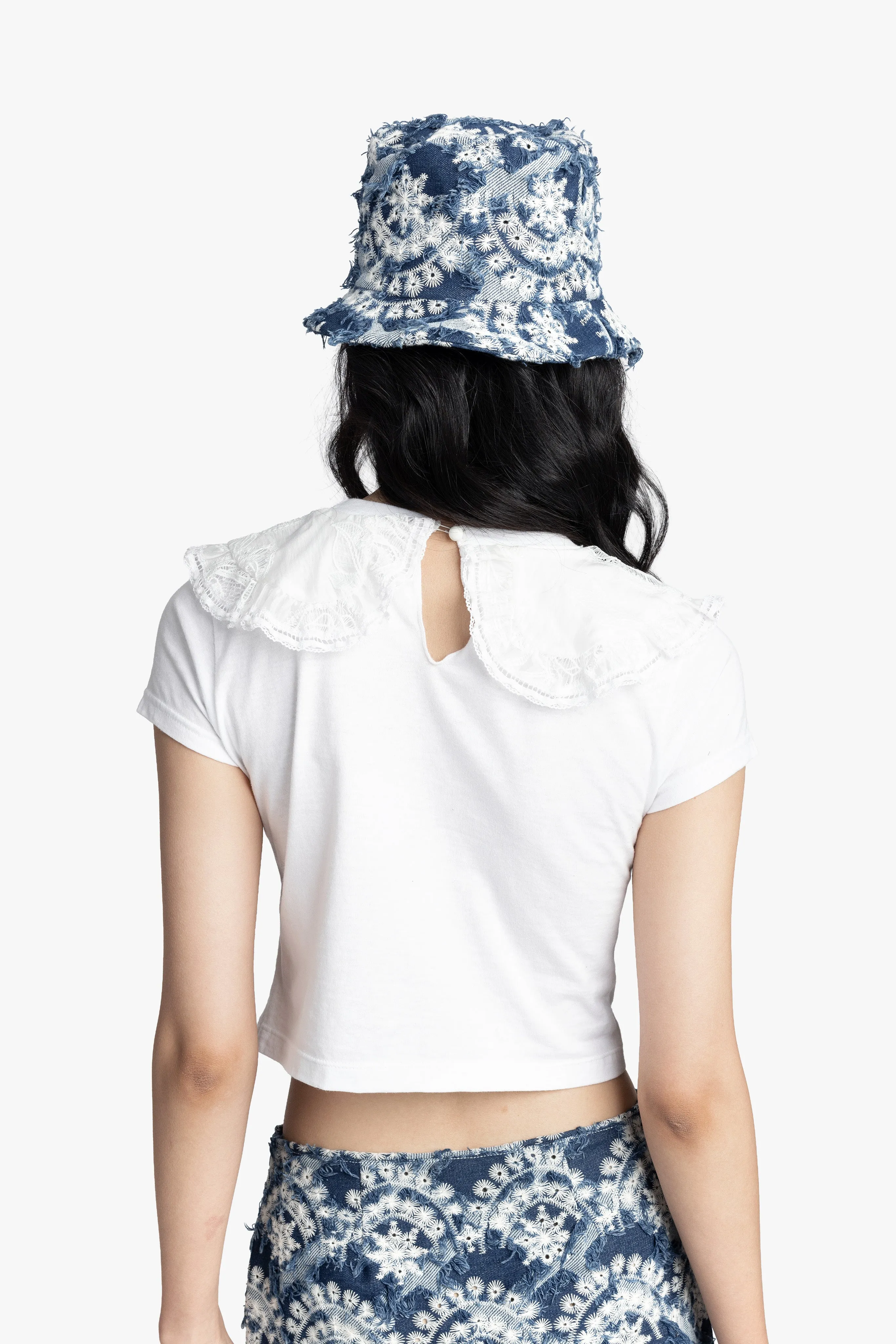 Sonora Denim Bucket Hat sold by Anna Sui product image thumbnail 3