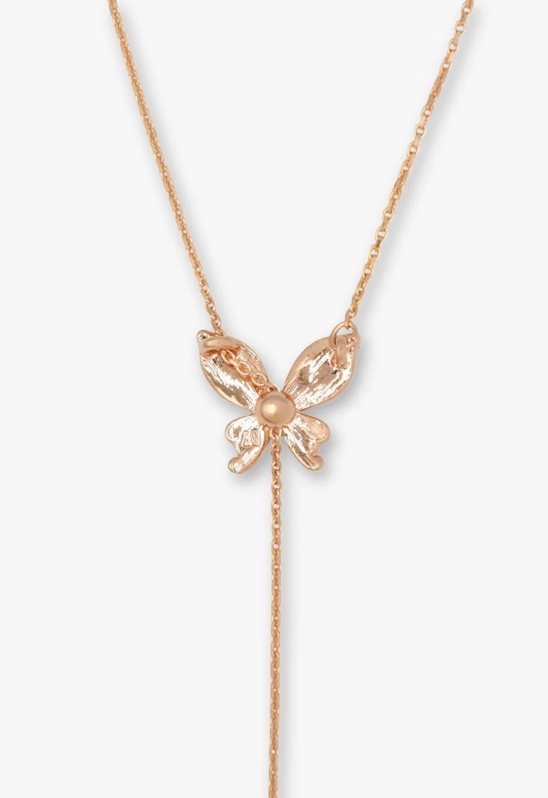 Crystal Bloom Butterfly Necklace sold by Anna Sui product image thumbnail 4