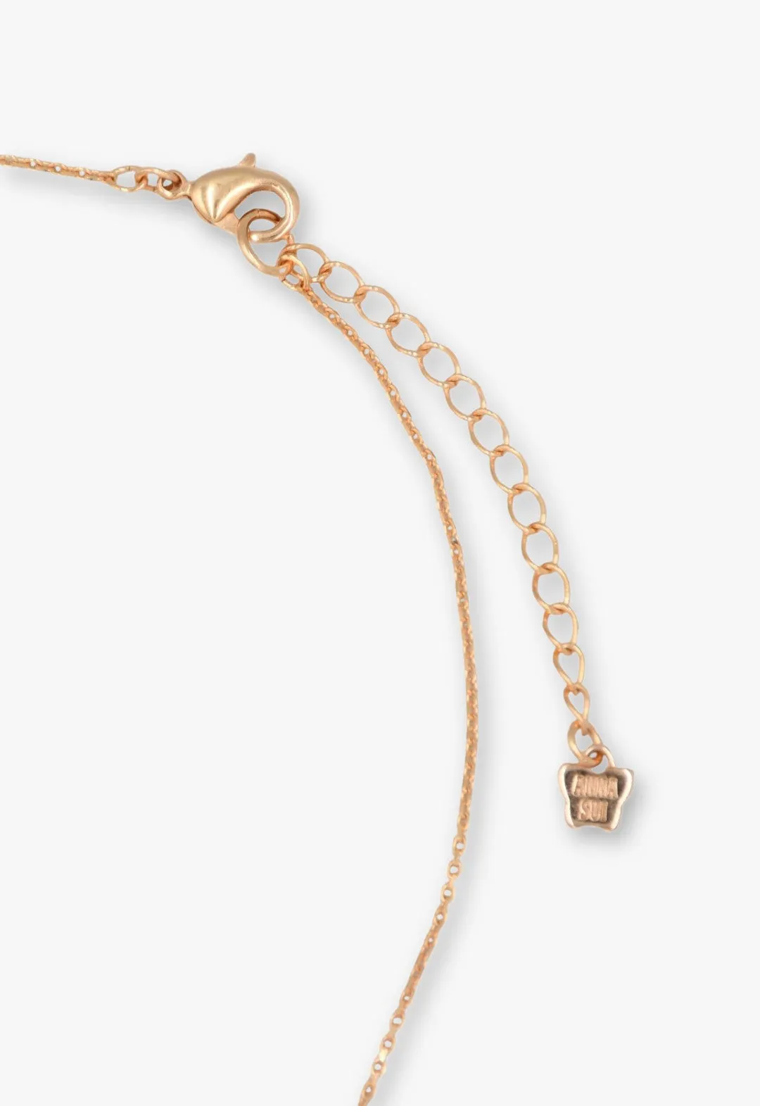 Crystal Bloom Butterfly Necklace sold by Anna Sui product image thumbnail 5