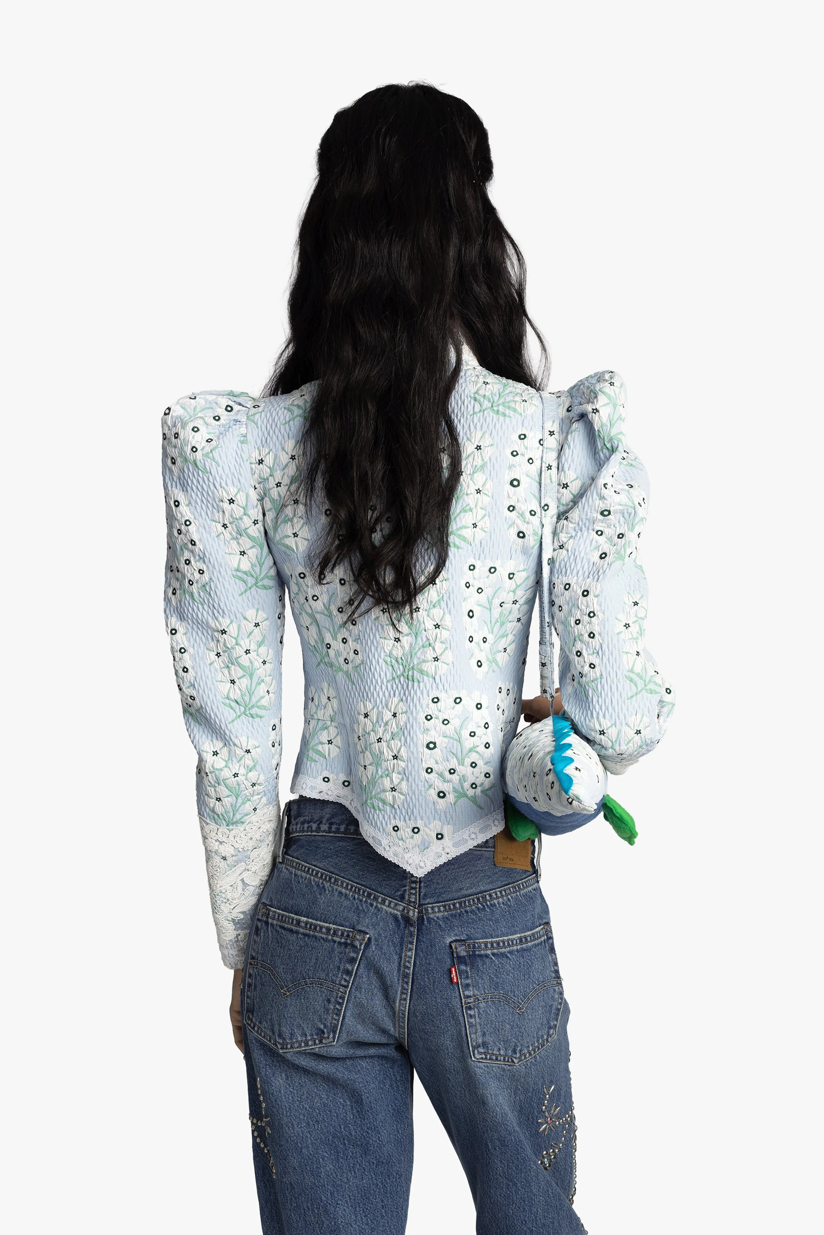 Morning Glory Brocade Victorian Jacket sold by Anna Sui product image thumbnail 4