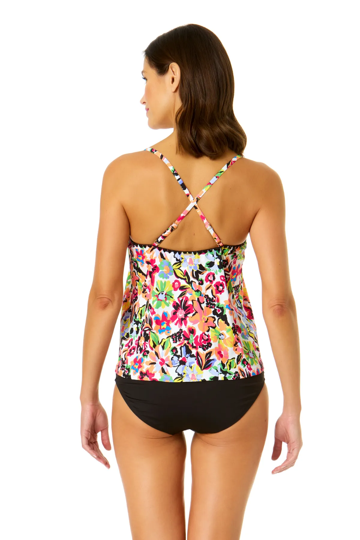 Women's Sun Blossom Easy Triangle Tankini Swim Top sold by Anne Cole product image thumbnail 2