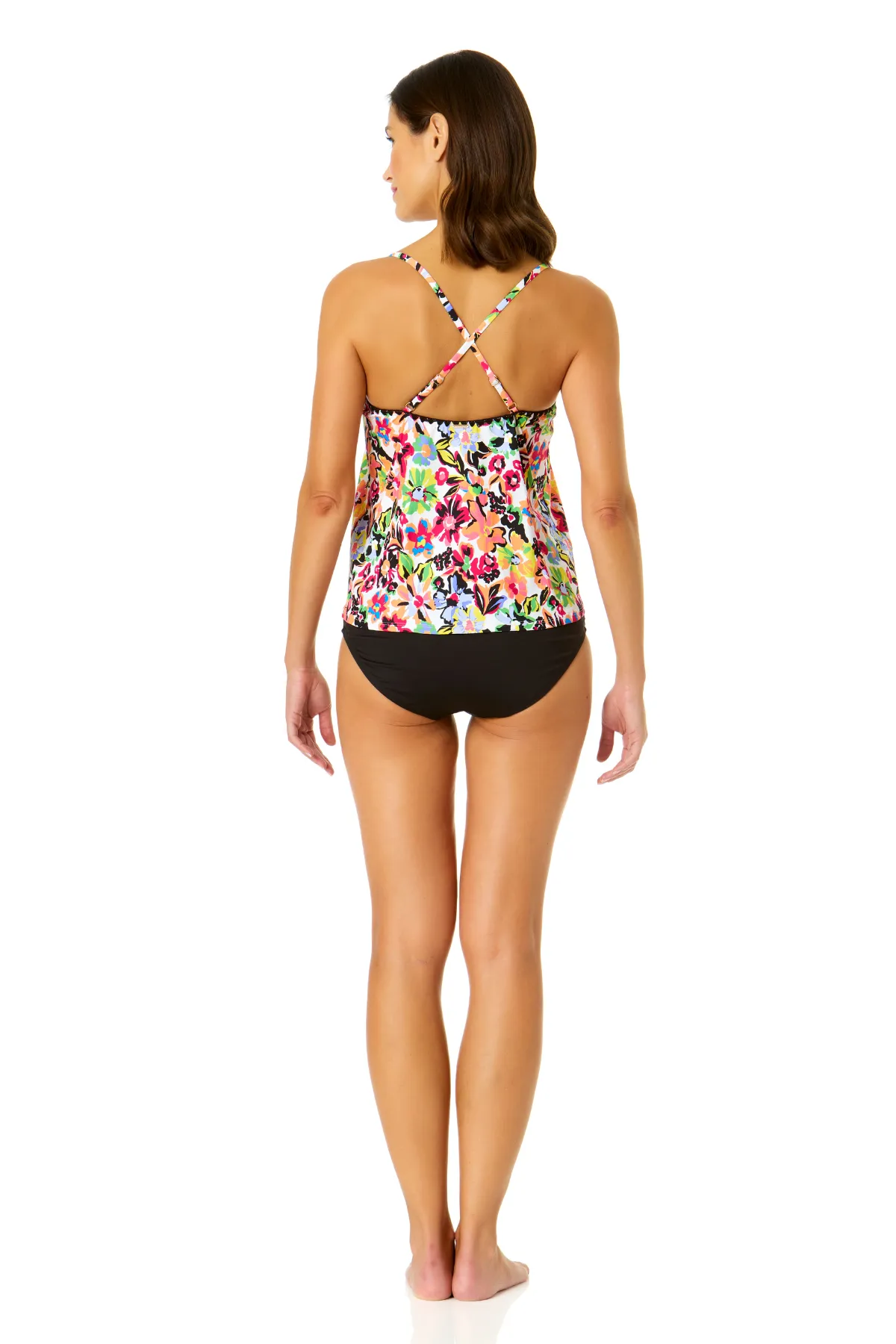 Women's Sun Blossom Easy Triangle Tankini Swim Top sold by Anne Cole product image thumbnail 5