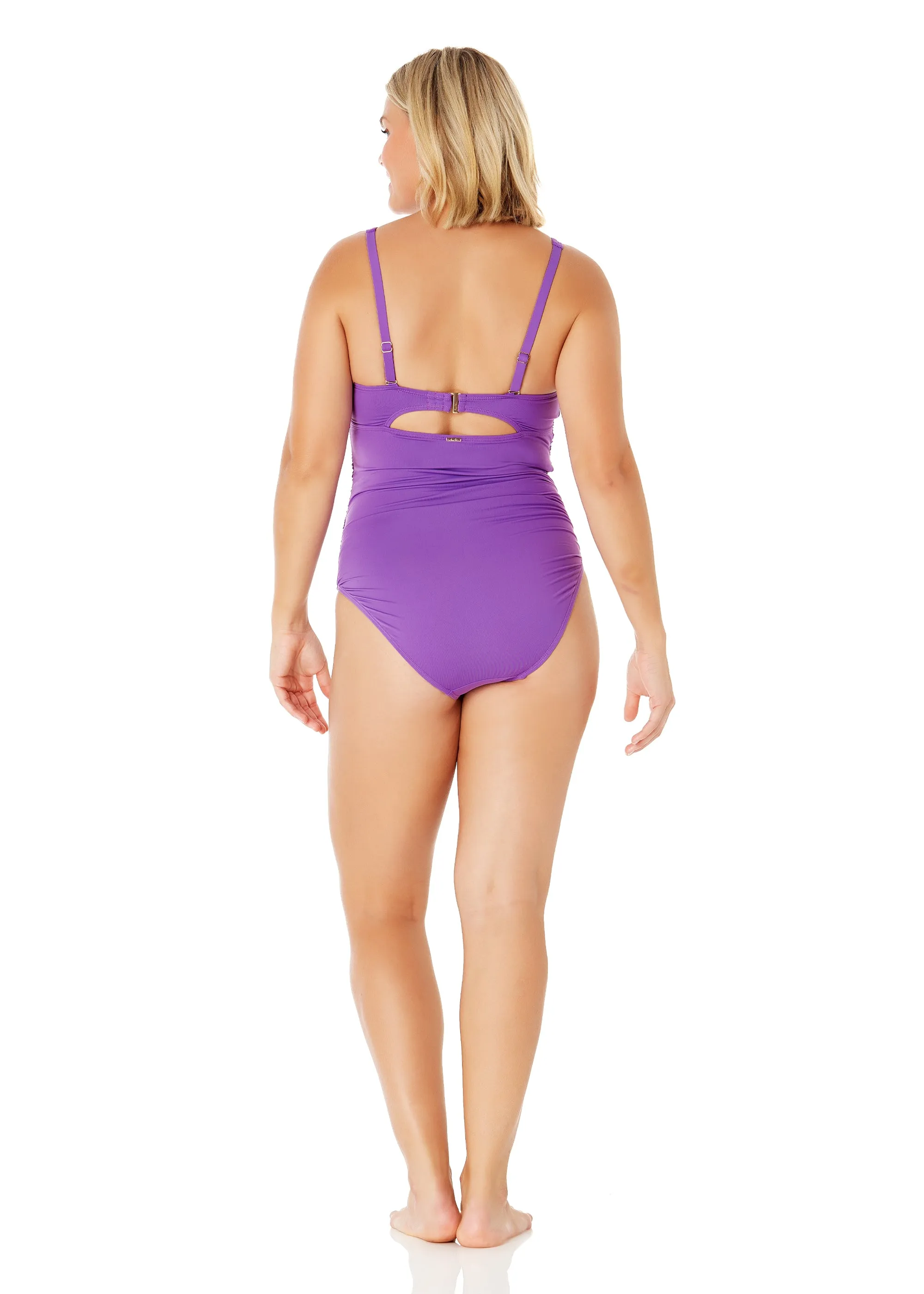 Women's Live In Color Underwire Surplice One Piece Swimsuit sold by Anne Cole product image thumbnail 5