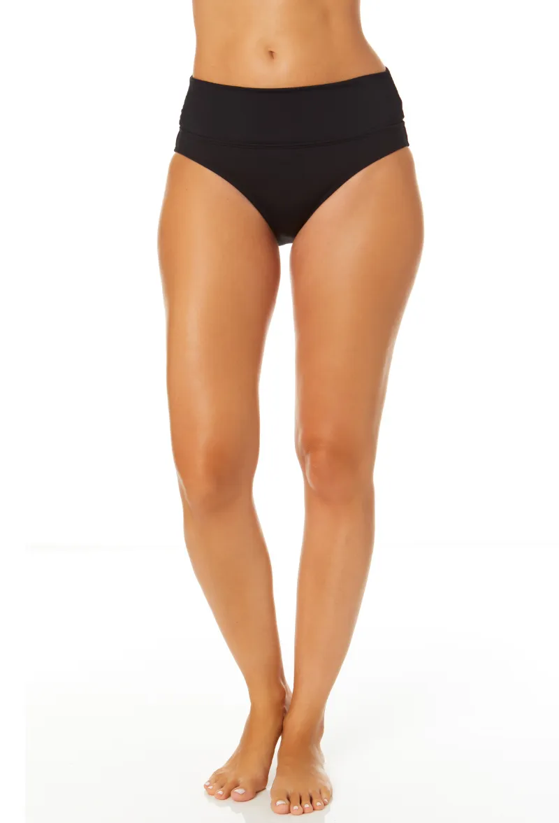 Anne Cole - Women's Soft Band Mid Rise Bikini Swim Bottom sold by Anne Cole product image thumbnail 3