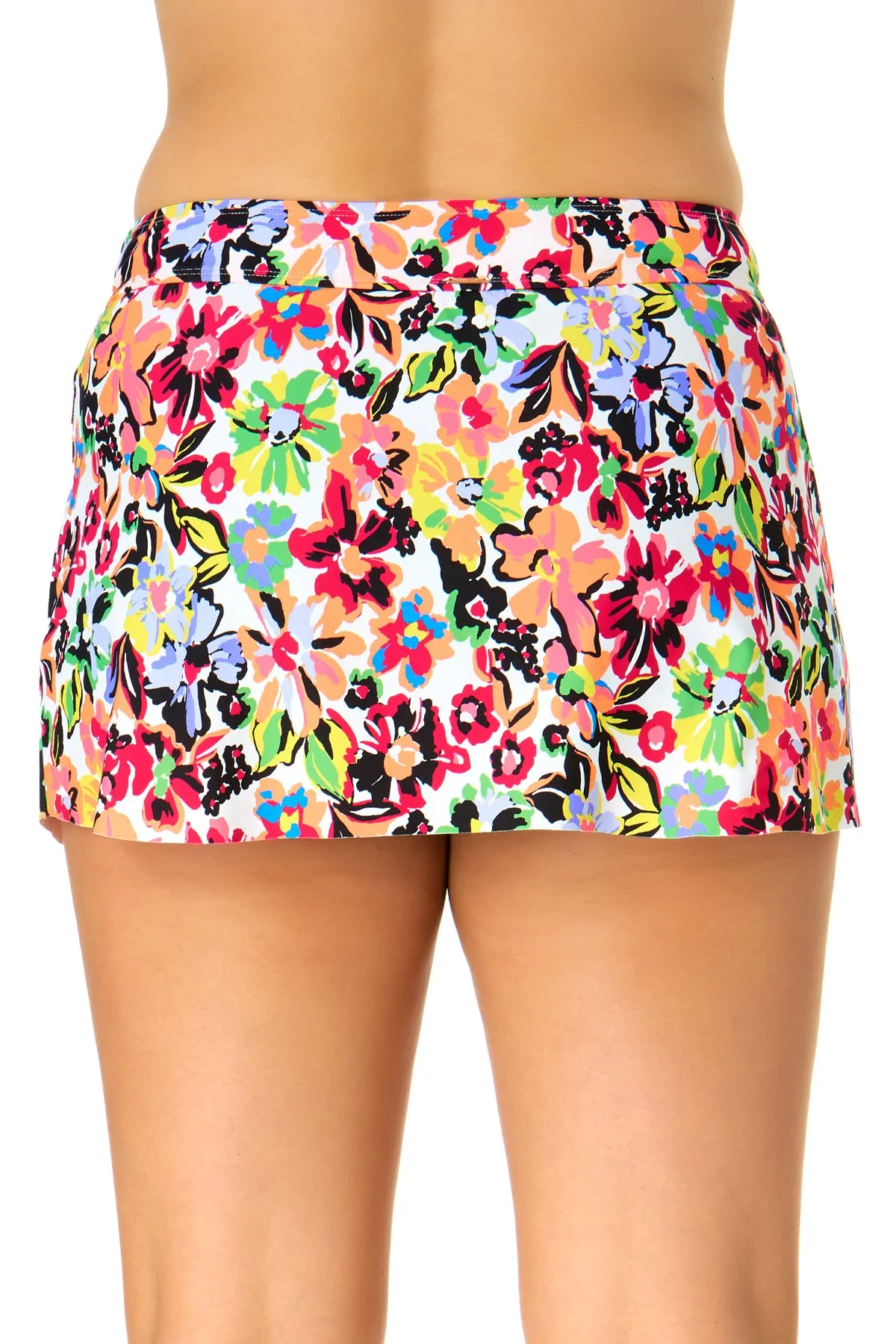 Women's Sun Blossom Drape Front Mid Rise Swim Skirt Bottom sold by Anne Cole product image thumbnail 2