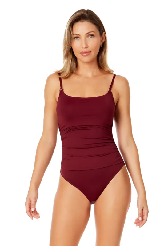 Women's Live In Color Shirred Lingerie Maillot One Piece sold by Anne Cole