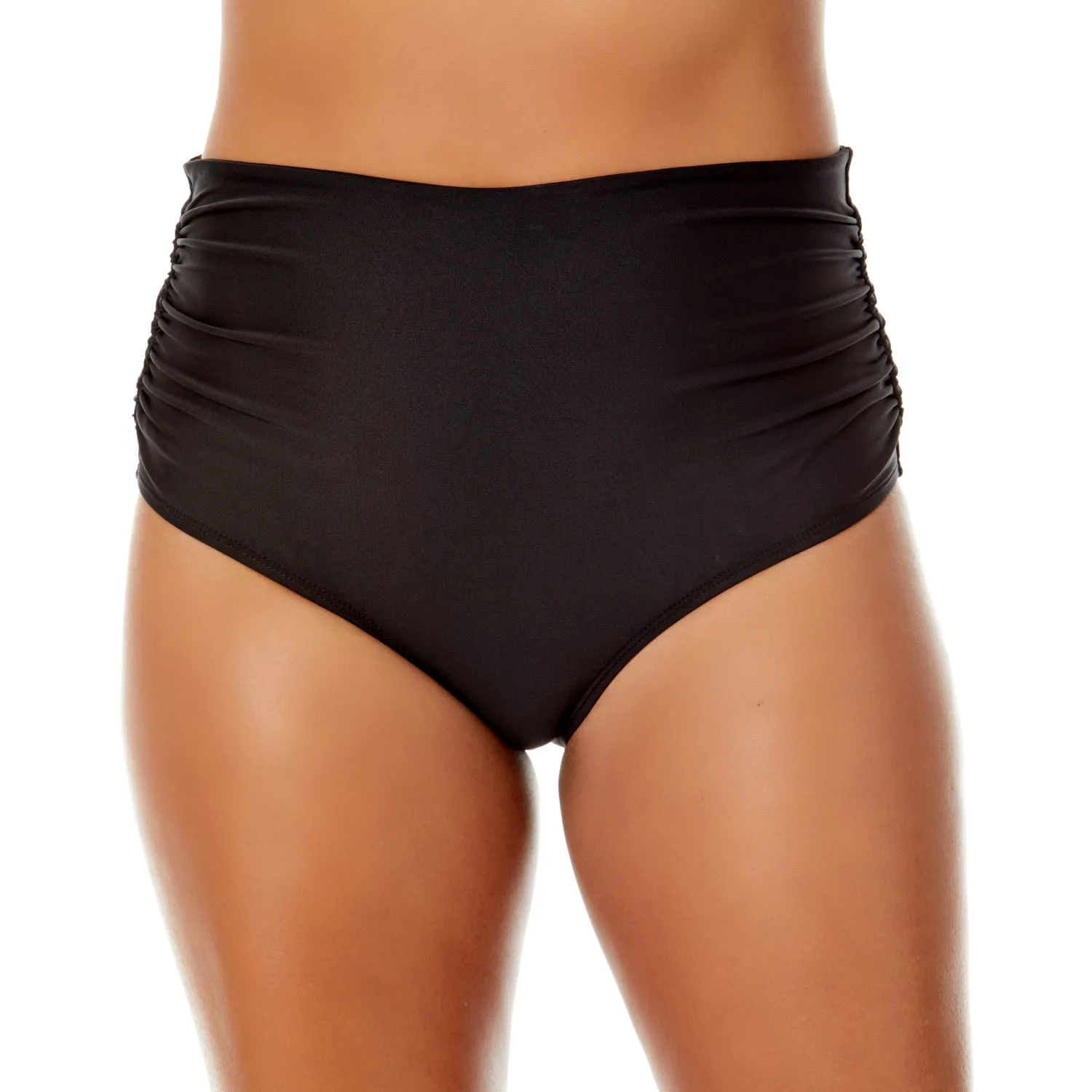 Anne Cole - Women's Side Shirred High Waist Bikini Bottom sold by Anne Cole