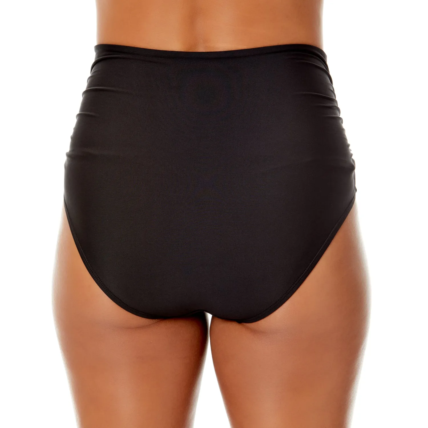 Anne Cole - Women's Side Shirred High Waist Bikini Bottom sold by Anne Cole product image thumbnail 2
