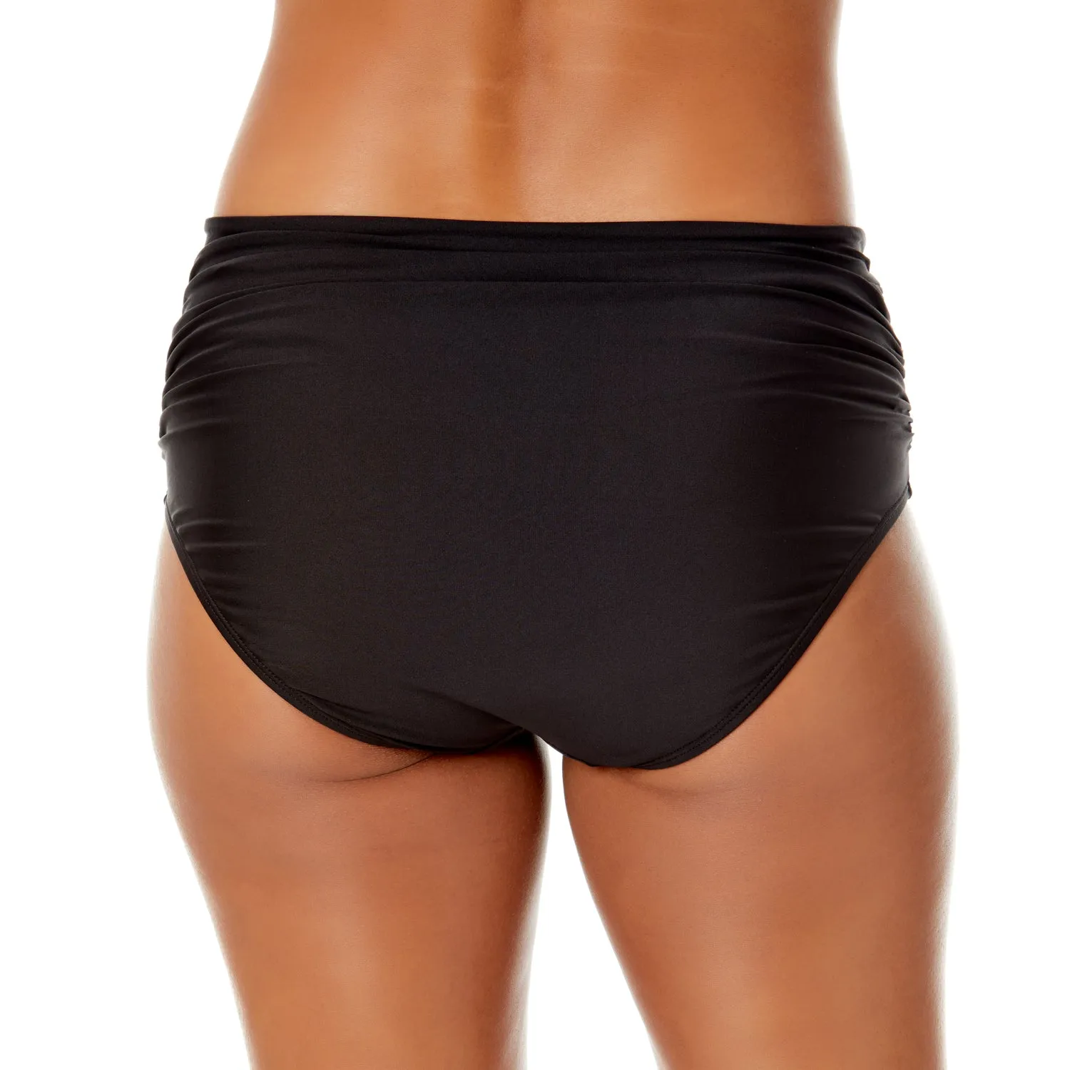 Anne Cole - Women's Side Shirred High Waist Bikini Bottom sold by Anne Cole product image thumbnail 4
