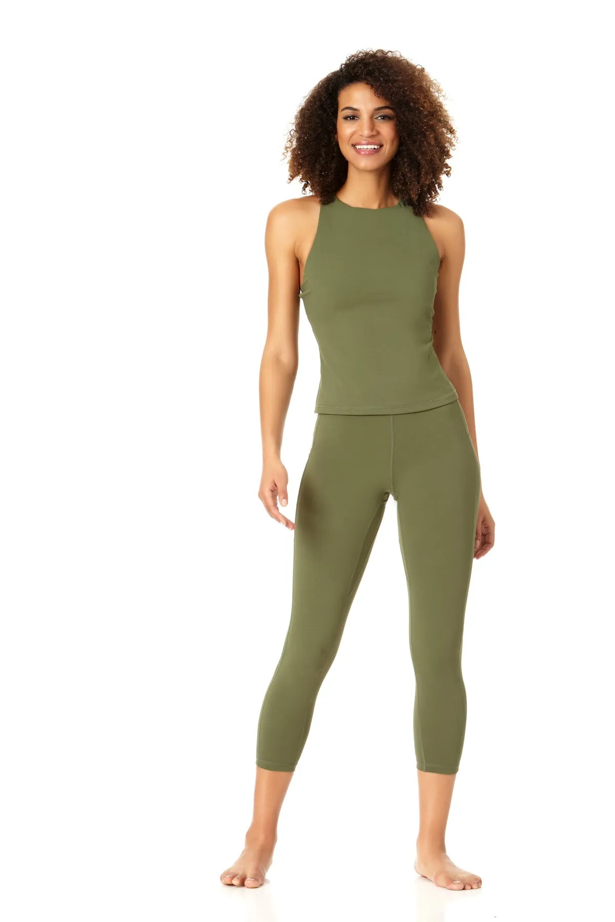 Anne Cole Active - Women's High Neck Racer Back Tank Top sold by Anne Cole product image thumbnail 3