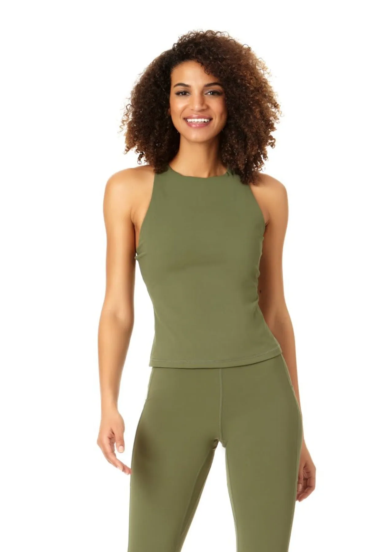 Anne Cole Active - Women's High Neck Racer Back Tank Top sold by Anne Cole