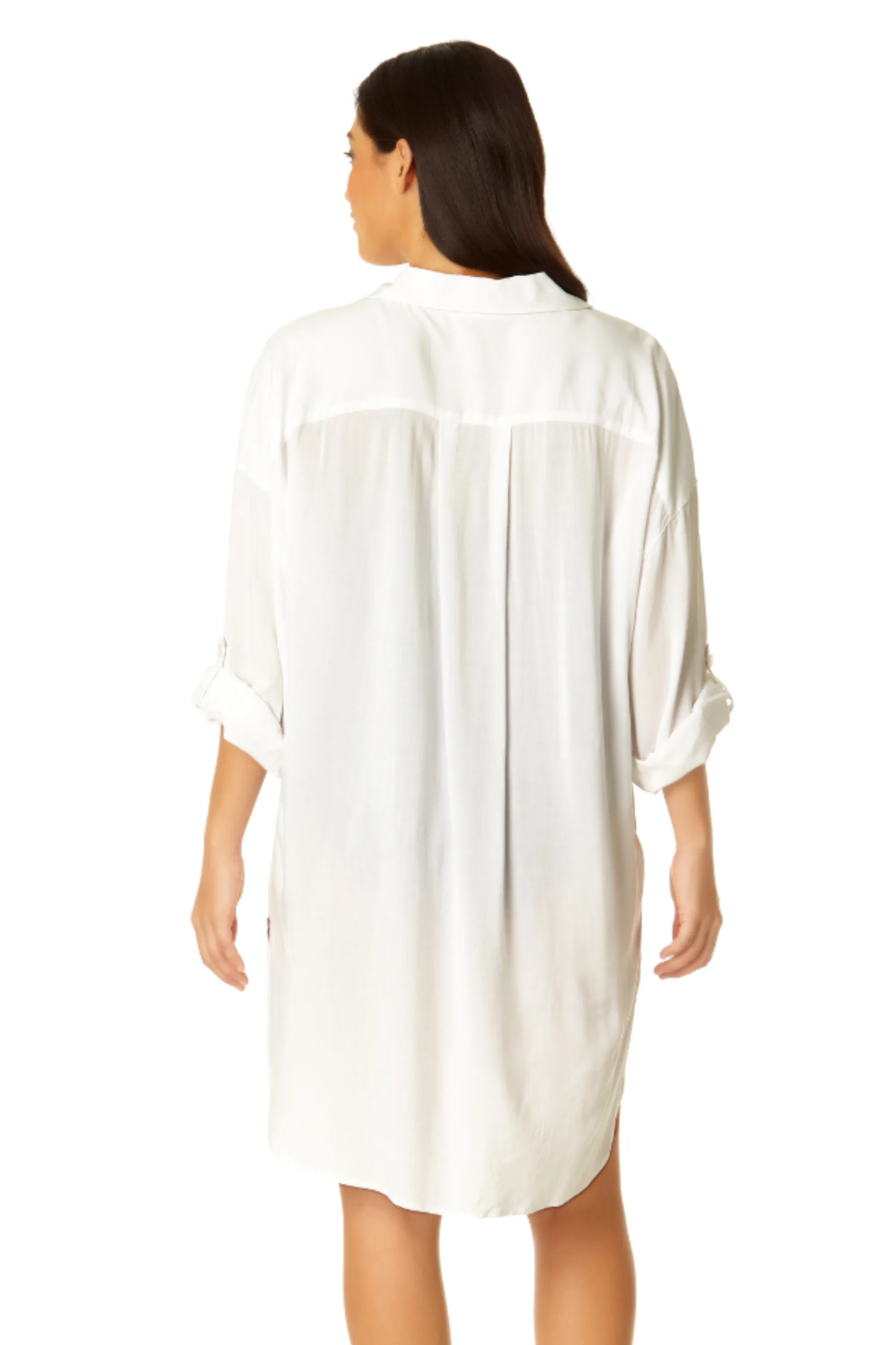 Anne Cole - Women's Button Down Shirt Swimsuit Cover Up sold by Anne Cole product image thumbnail 2