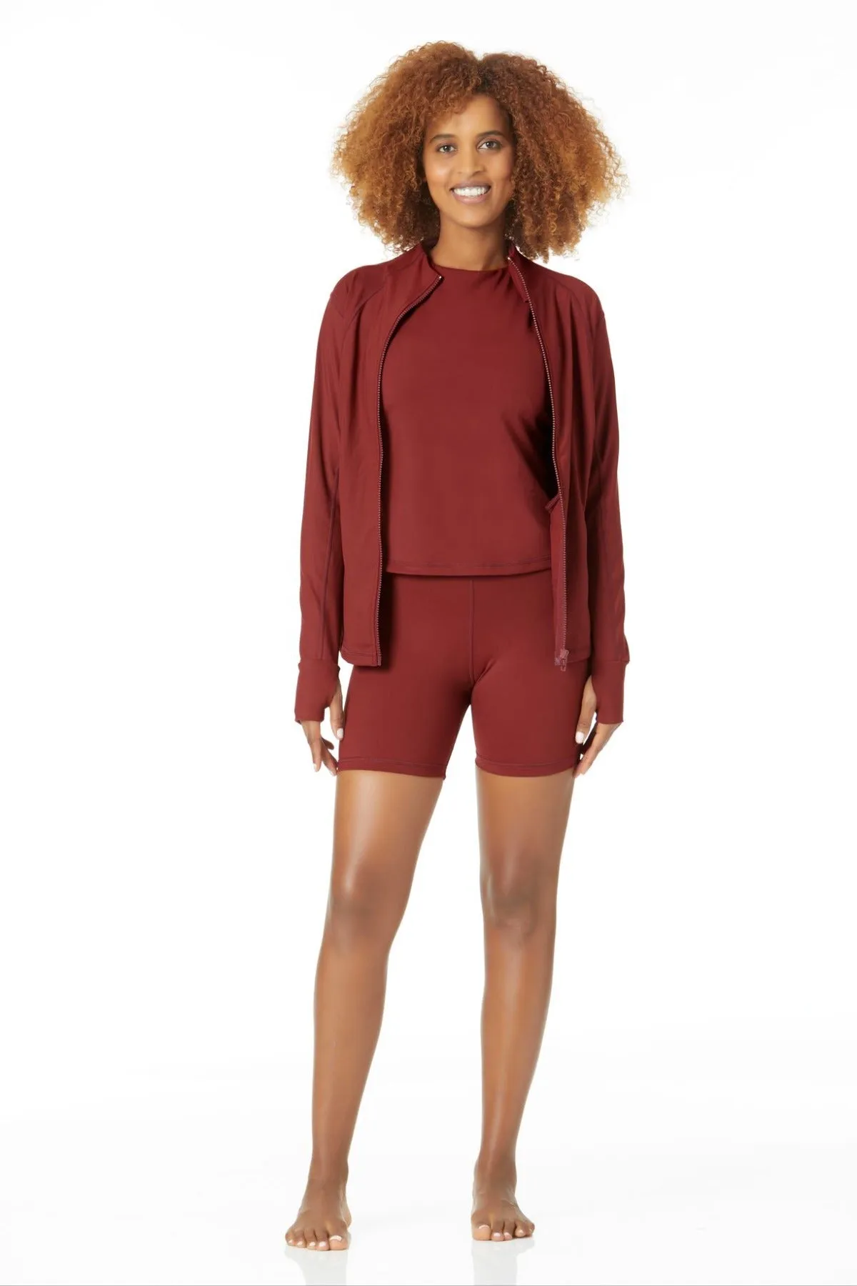 Anne Cole Active - Women's Warmup Jacket sold by Anne Cole product image thumbnail 2