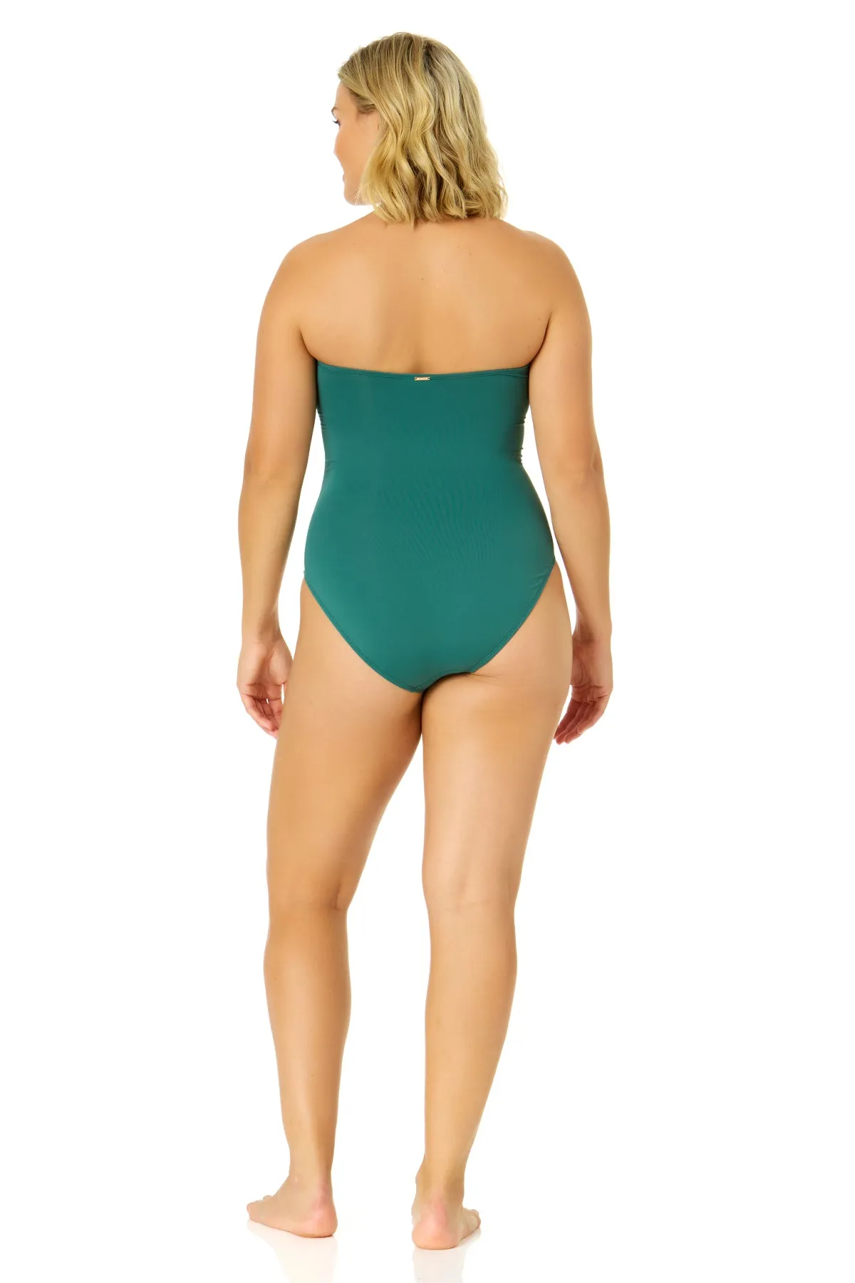 Women's Live In Color Twist Front Shirred One Piece Swimsuit sold by Anne Cole product image thumbnail 4