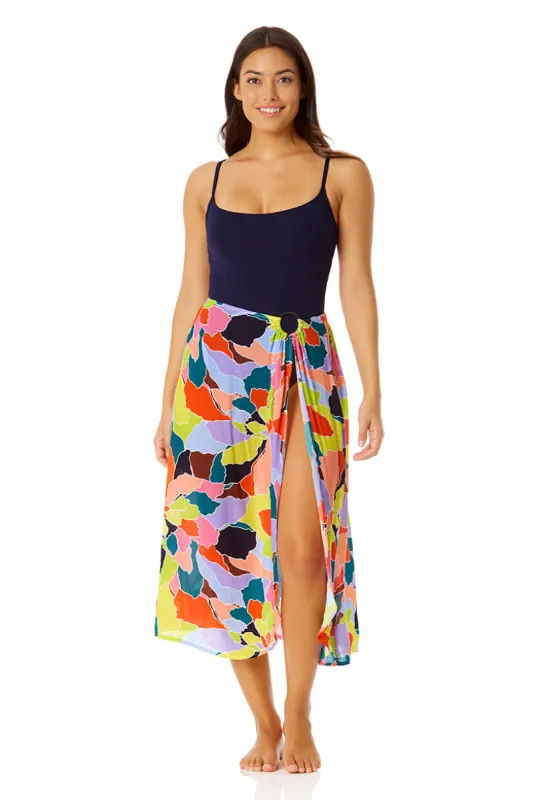 Anne Cole - Women's Ring Sarong Skirt Swimsuit Cover Up sold by Anne Cole
