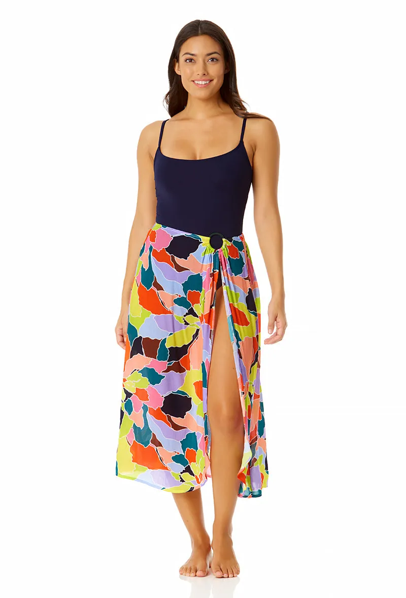 Anne Cole - Women's Ring Sarong Skirt Swimsuit Cover Up sold by Anne Cole