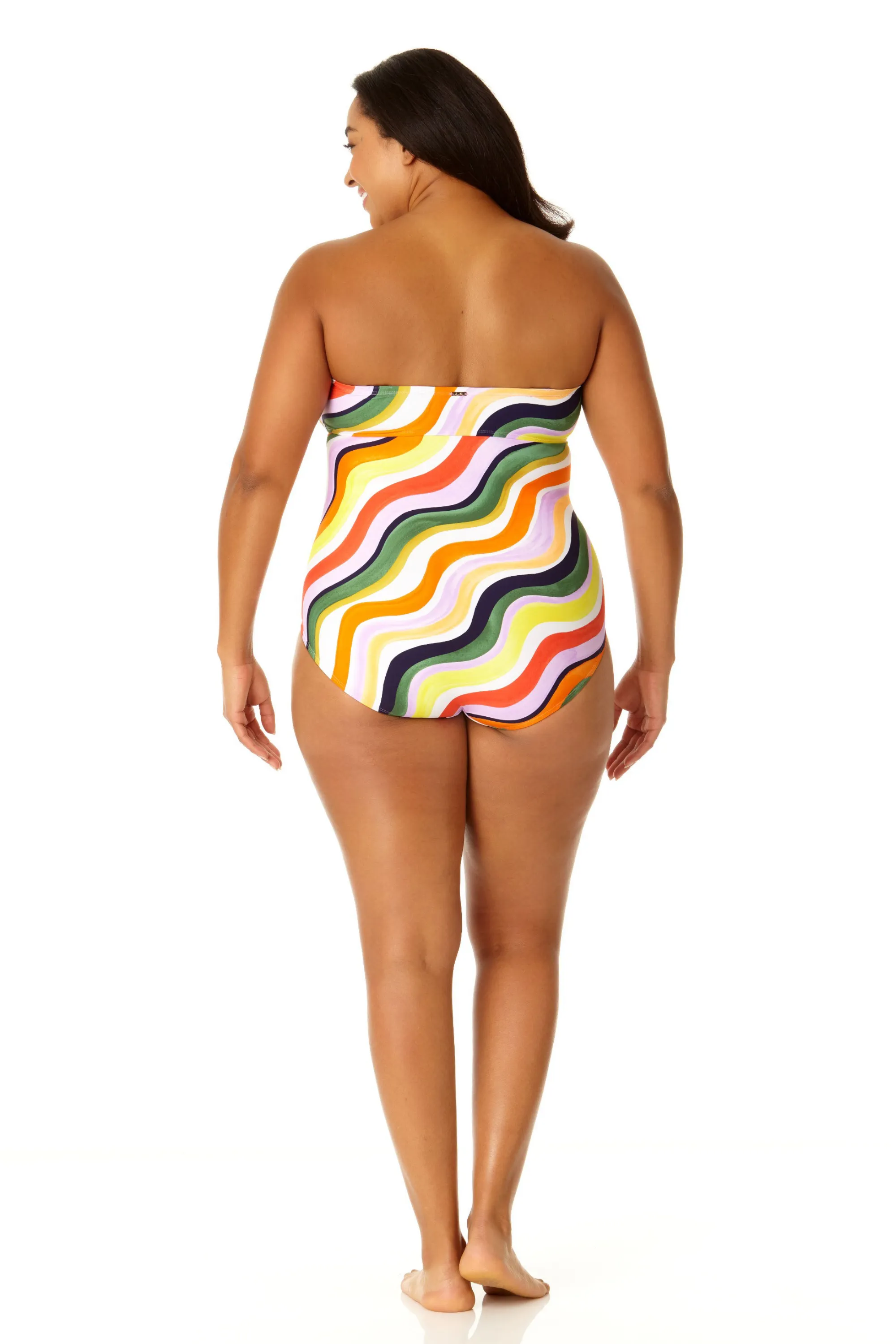 Anne Cole Plus - Women's Twist Front Shirred One Piece Swimsuit sold by Anne Cole product image thumbnail 5